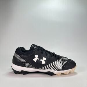 Under Armour Glyde RM Black White Softball Cleats 1297334-011 Women's Size 8.5